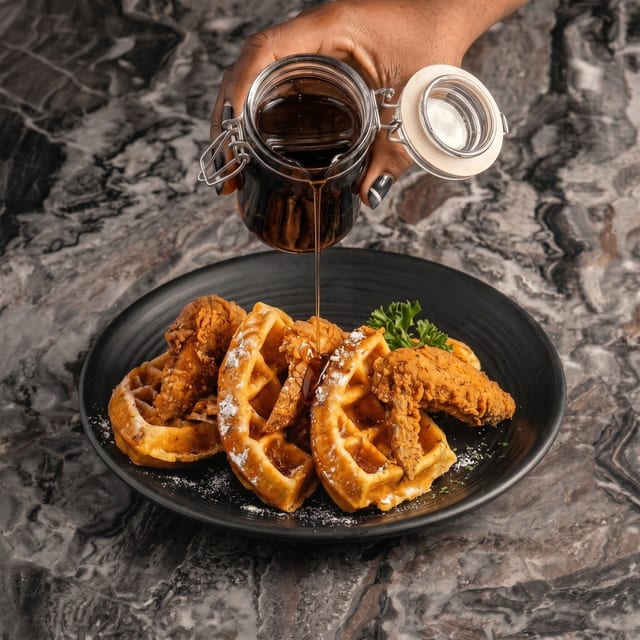 Chicken and Waffles.
