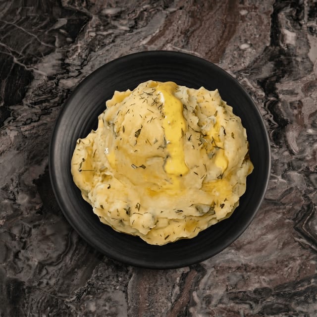 Garlic Mashed Potatoes.